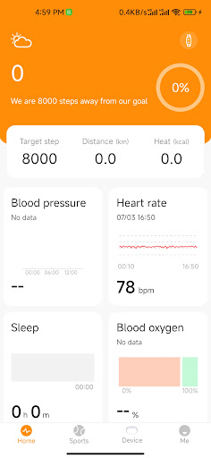 CB SmartFit Screen 2