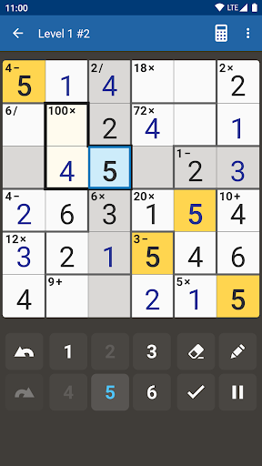 Andoku Calcudoku 1.7.0 screenshots 3
