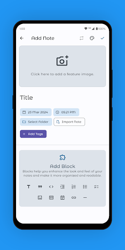 Kalam: Powerful notes app Screen 3