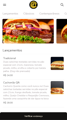 Android application Quincho Food Travel - QFT screenshort