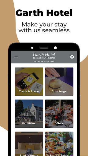 Android application Garth Hotel screenshort