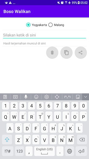 Vista previa de la aplicación