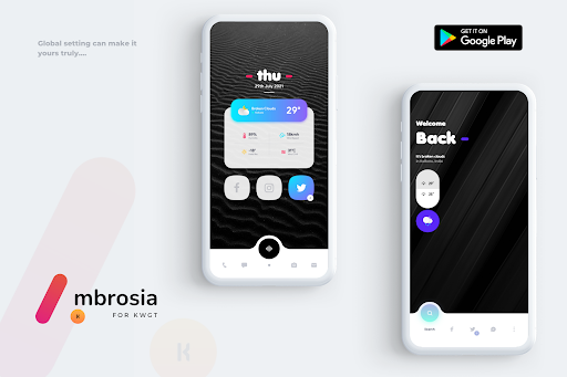 Screenshot of Ambrosia KWGT