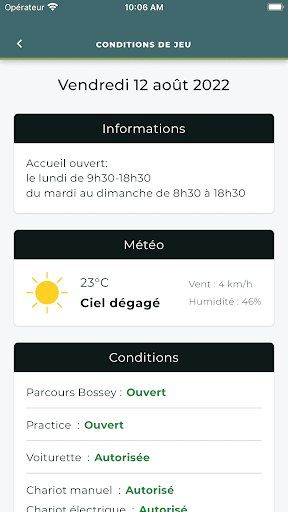 Golf de Bossey Screen 3