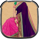 Designer Sari Photo Suit icon