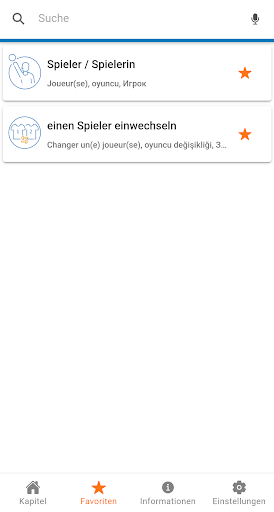 Sportwörterbuch Screen 3