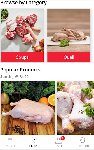 Android application Farm Fresh Meats screenshort