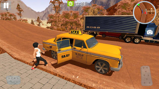 Android application Mad Taxi Simulator 3D screenshort