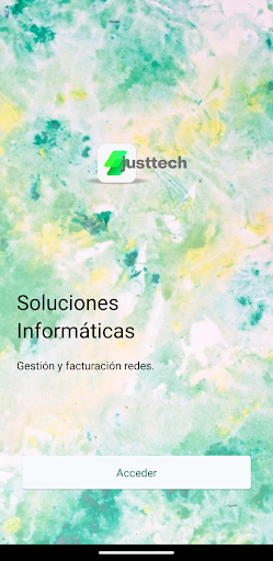 Android application justtech screenshort
