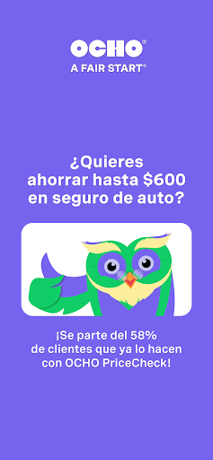 Captura de pantalla de OCHO Seguro de Auto Accesible
