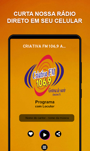 Android application CRIATIVA FM 106,9 Almeirim-PA screenshort