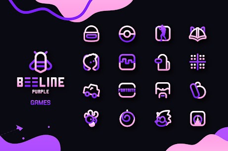 BeeLine Purple Iconpack APK (PAID) Download Latest 5