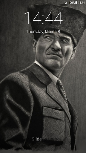 Android application Atatürk Pattern Lock Screen screenshort