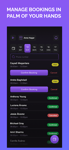 FyaFit Business Screen 2