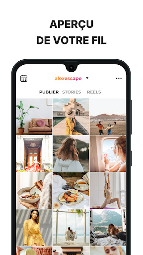 Aperçu de l'application