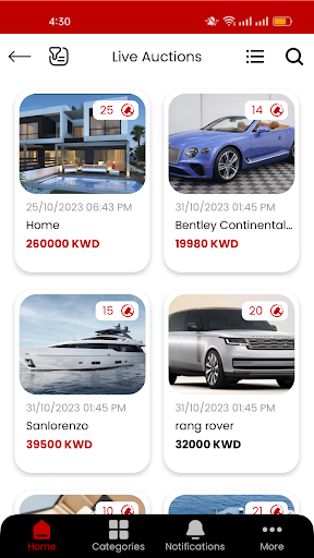 Gulf Auctions / مزادات الخليج Screen 2