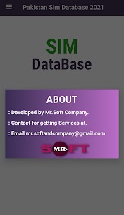 Pakistan Latest Sim Database 2021 Apk app for Android 4