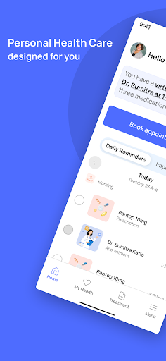 Android application UpaCare Health screenshort