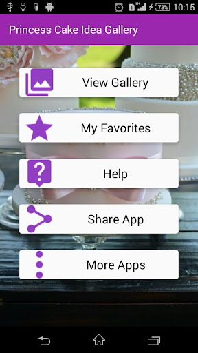 Android application Princess Cake Idea Gallery screenshort