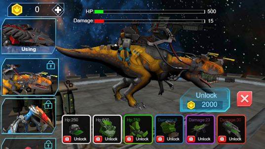 Dinossauro de batalha jurássic