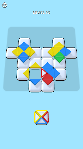 Android application Square Color Match Puzzle screenshort