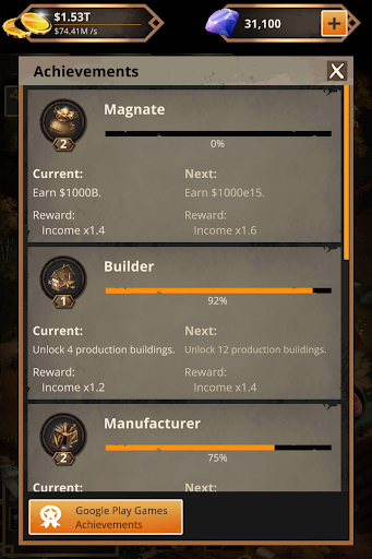 Idle Trading Empire - Simulation - games