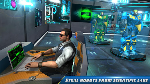 Stealth Robot Car Games 3d screenshots 11
