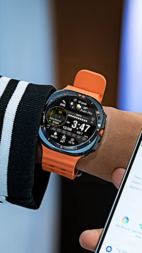 N-SPORT526 Digital Watch face Screen 2