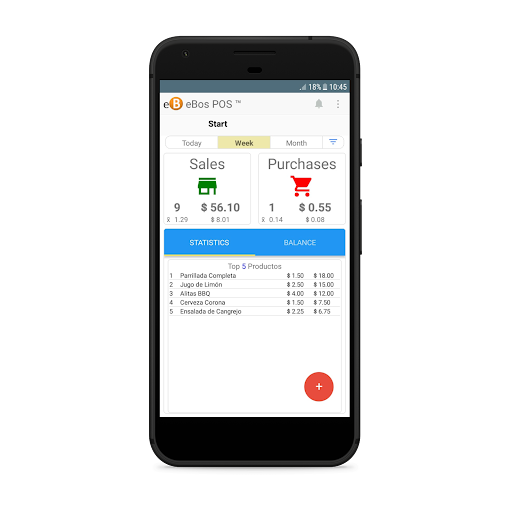 Android application eBos POS - Point of Sale | TPV screenshort