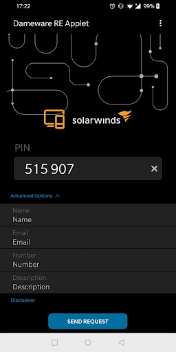 Dameware Remote Everywhere App Screen 2