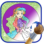 Cover Image of Herunterladen Glitter Coloring for Girls: Princess Coloring Game 1.7 APK