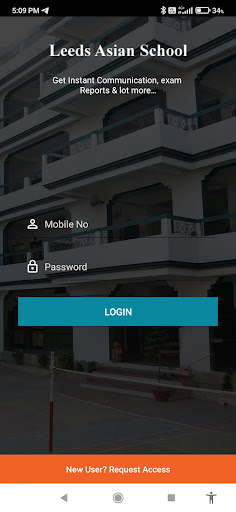 Android application Leeds Asian School screenshort