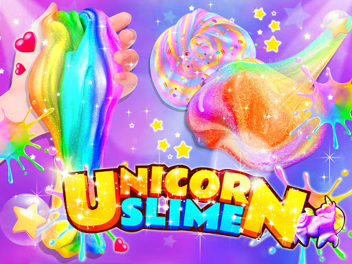 Android application Unicorn Slime Games for Teens screenshort