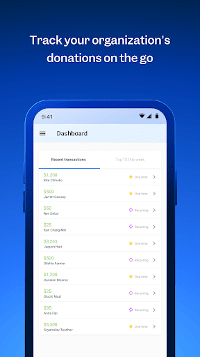 Funraise Screen 3