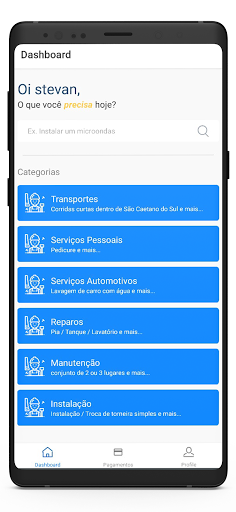 Android application Need Hand screenshort