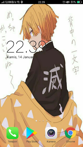 Zenitsu Agatsuma KNY Wallpaper