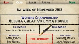 screenshot of Weekend Warriors MMA