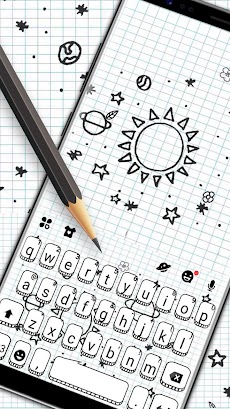 最新版、クールな Doodle Sms のテーマキーボードのおすすめ画像2