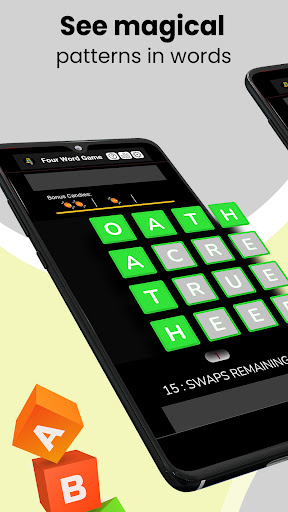 Android application Four Word Game screenshort