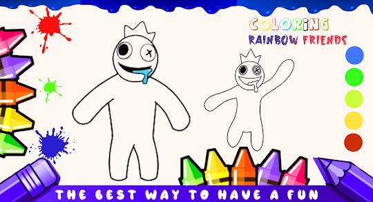 Download Blue Rainbow Friends Coloring on PC (Emulator) - LDPlayer