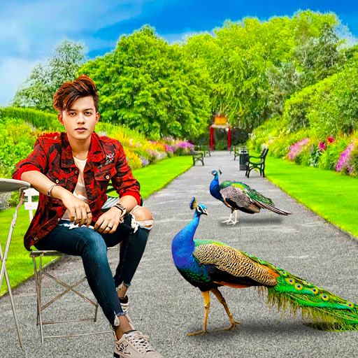 Peacock Photo Frames & Editor