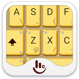 Golden Yellow Keyboard Theme icon