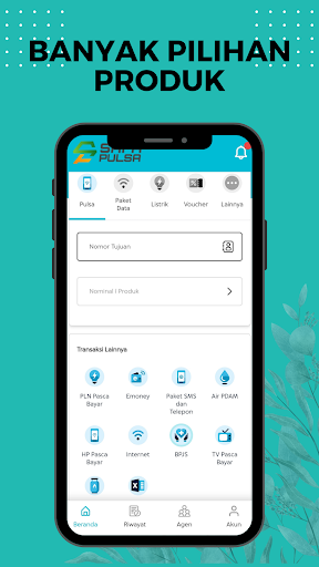 Android application SAFA PULSA – Agen Pulsa Murah screenshort