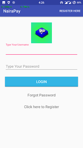 Android application NairaPay screenshort