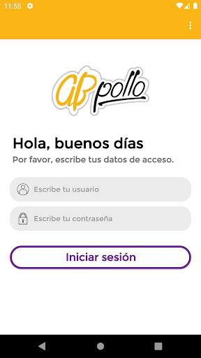 Android application Reparto ABPollo screenshort