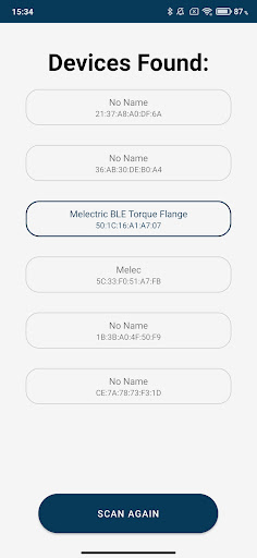 MDM - Melectric Device Manager Screen 2