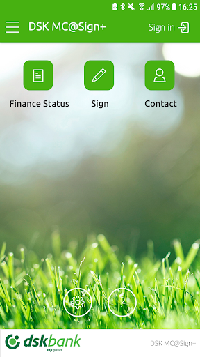 Android application DSK MC@Sign screenshort