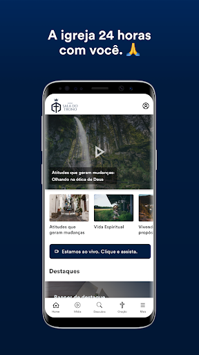 Android application Igreja Sala do Trono screenshort