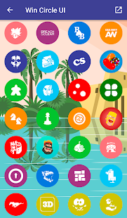Win Circle - Icon Pack Screenshot