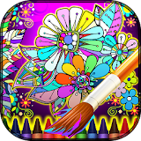 Coloring Mandalas of Flowers icon